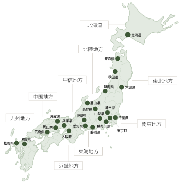 支部MAP日本
